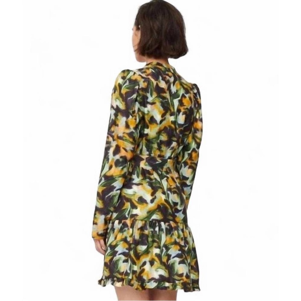 NWT Marie Oliver Velma Mini Dress in Tiger Lily, Size XS - Picture 2 of 7